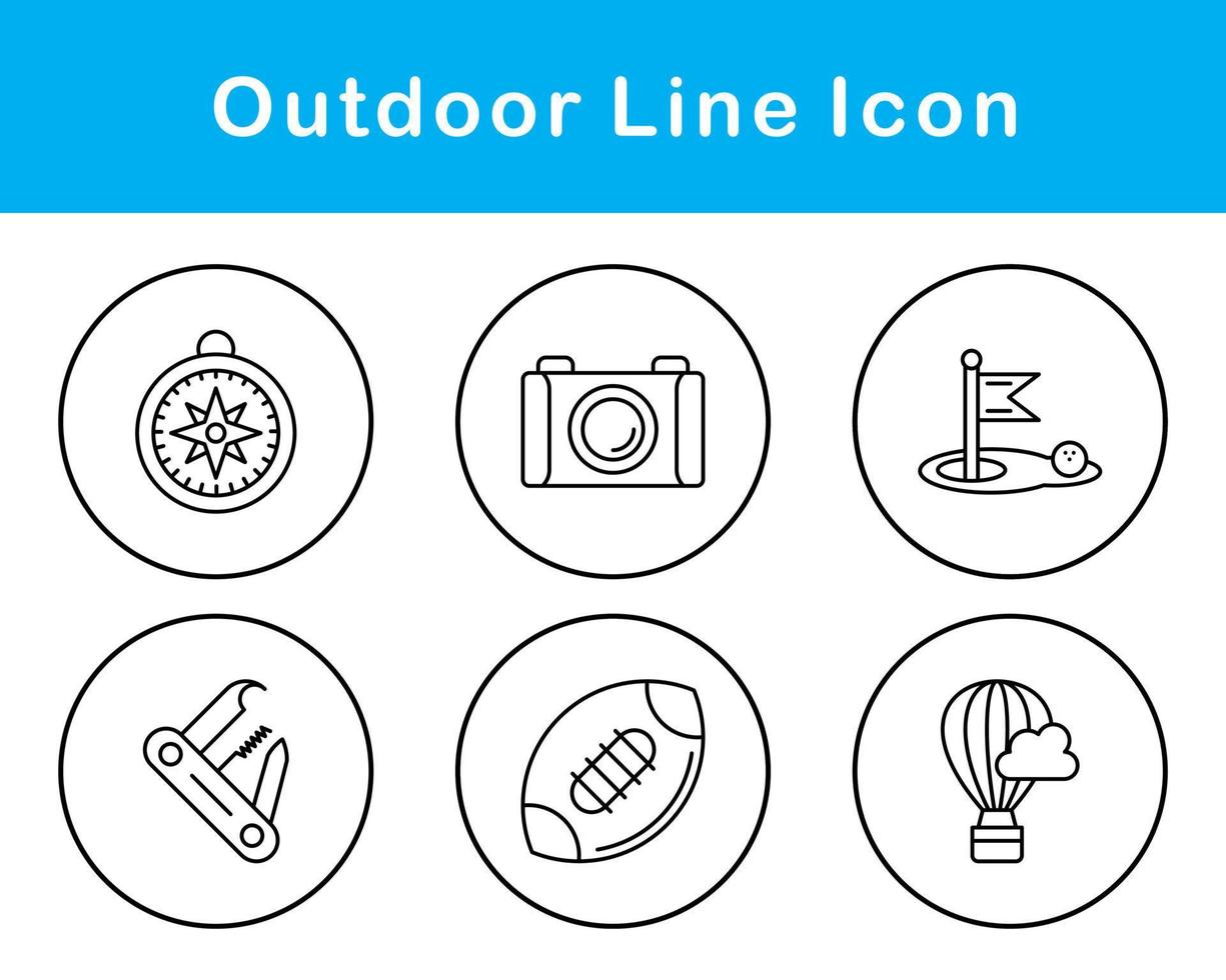 Outdoor Vector Icon Set