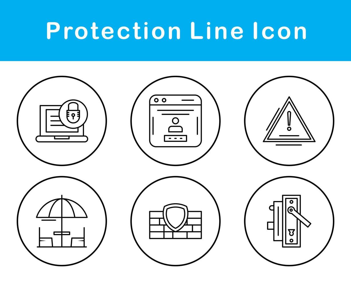 Protection Vector Icon Set