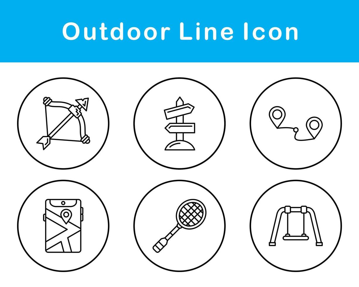 Outdoor Vector Icon Set