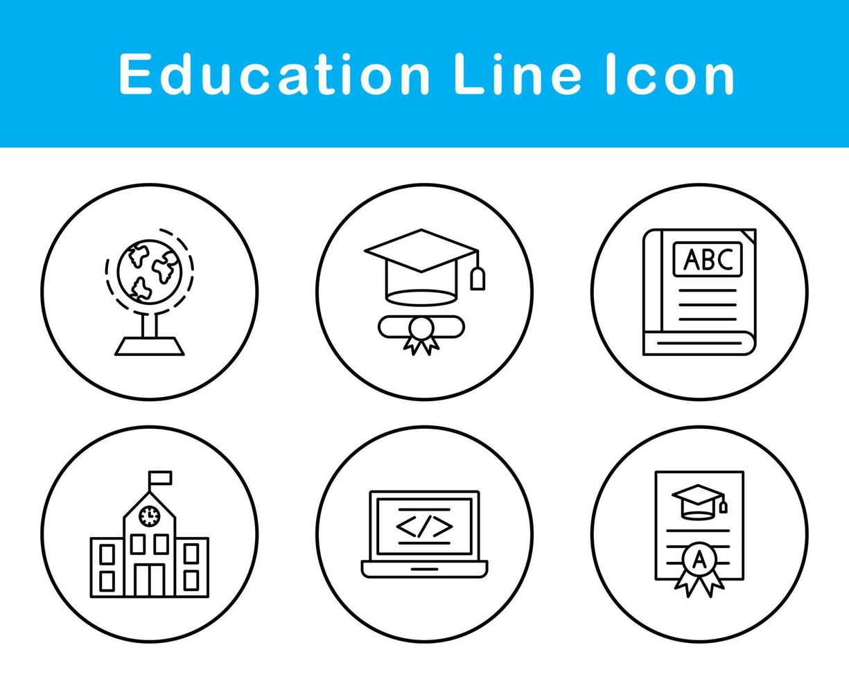 Education Vector Icon Set