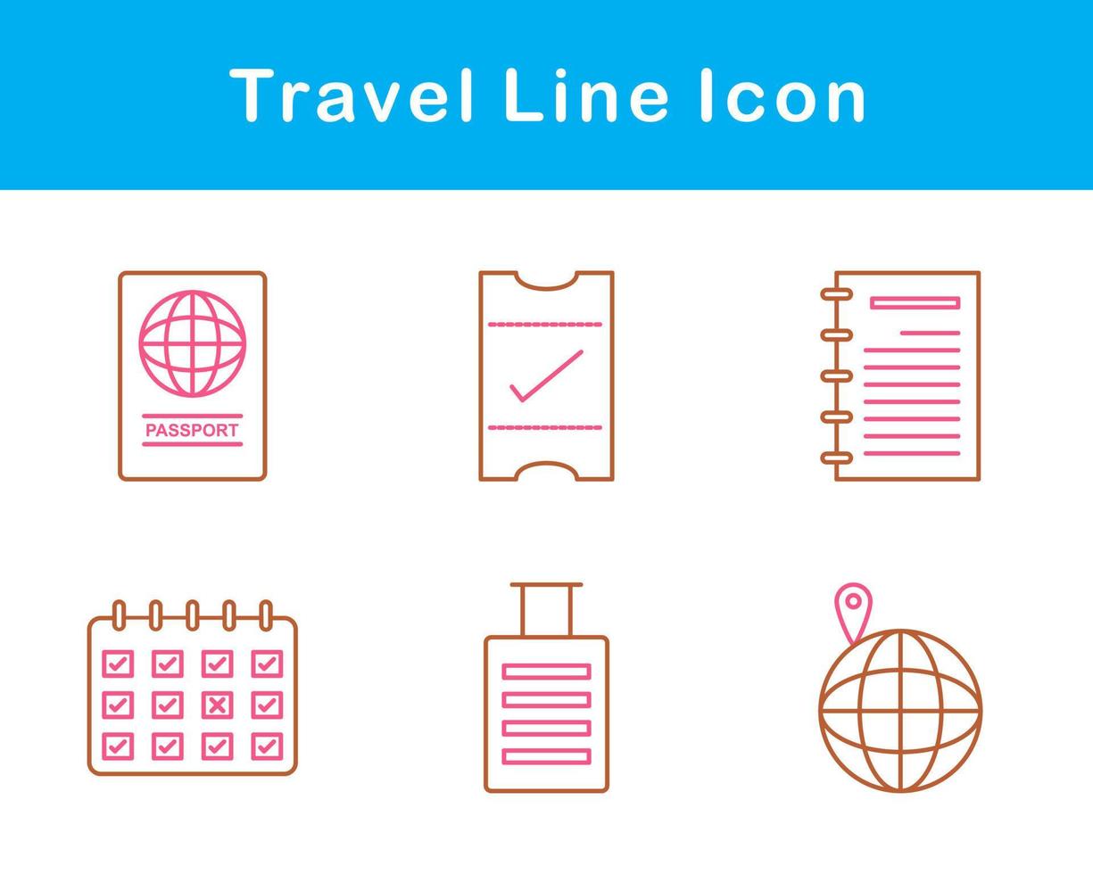 Travel Vector Icon Set