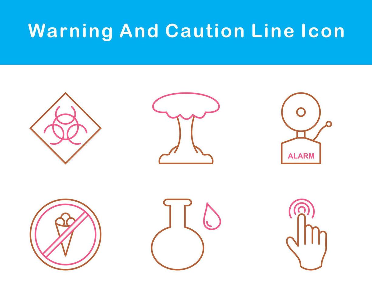 Warning And Caution Vector Icon Set