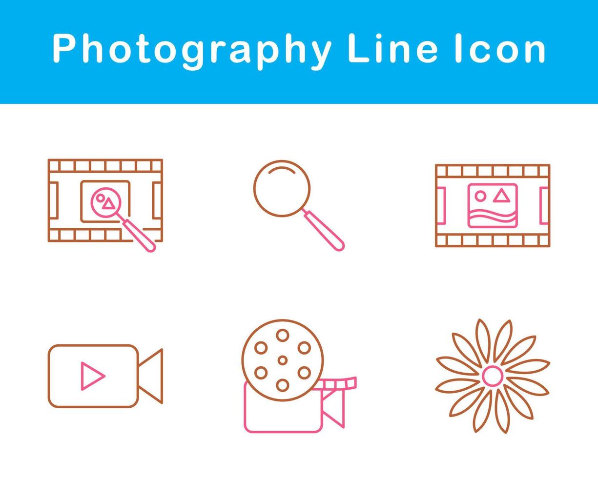 Photography Vector Icon Set