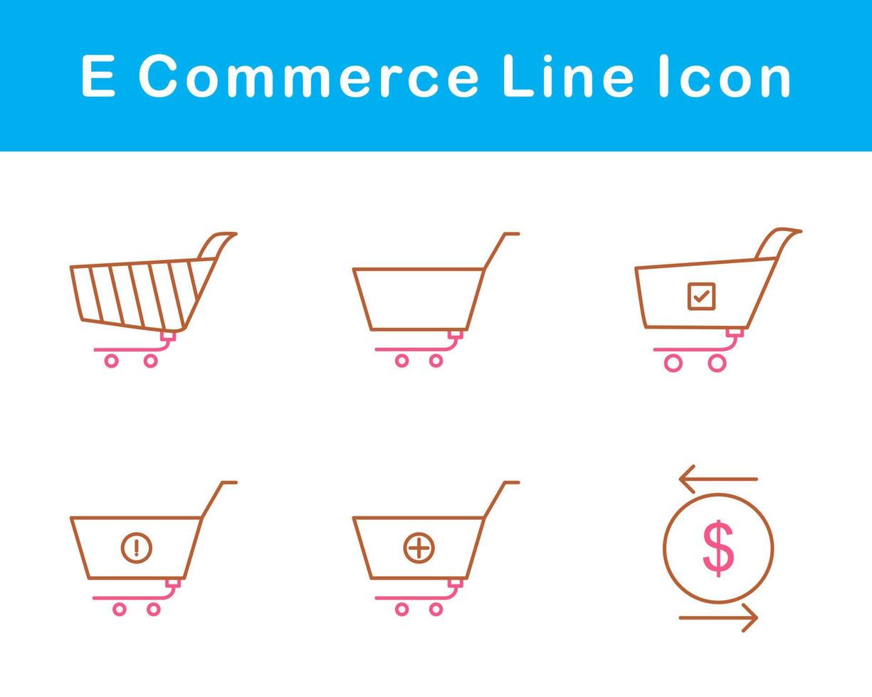 E Commerce Vector Icon Set