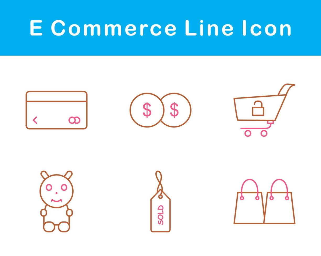 E Commerce Vector Icon Set