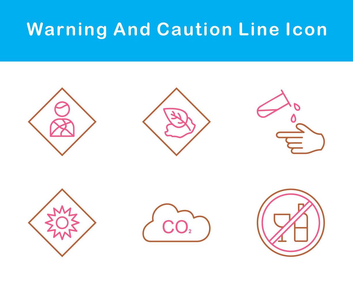 Warning And Caution Vector Icon Set