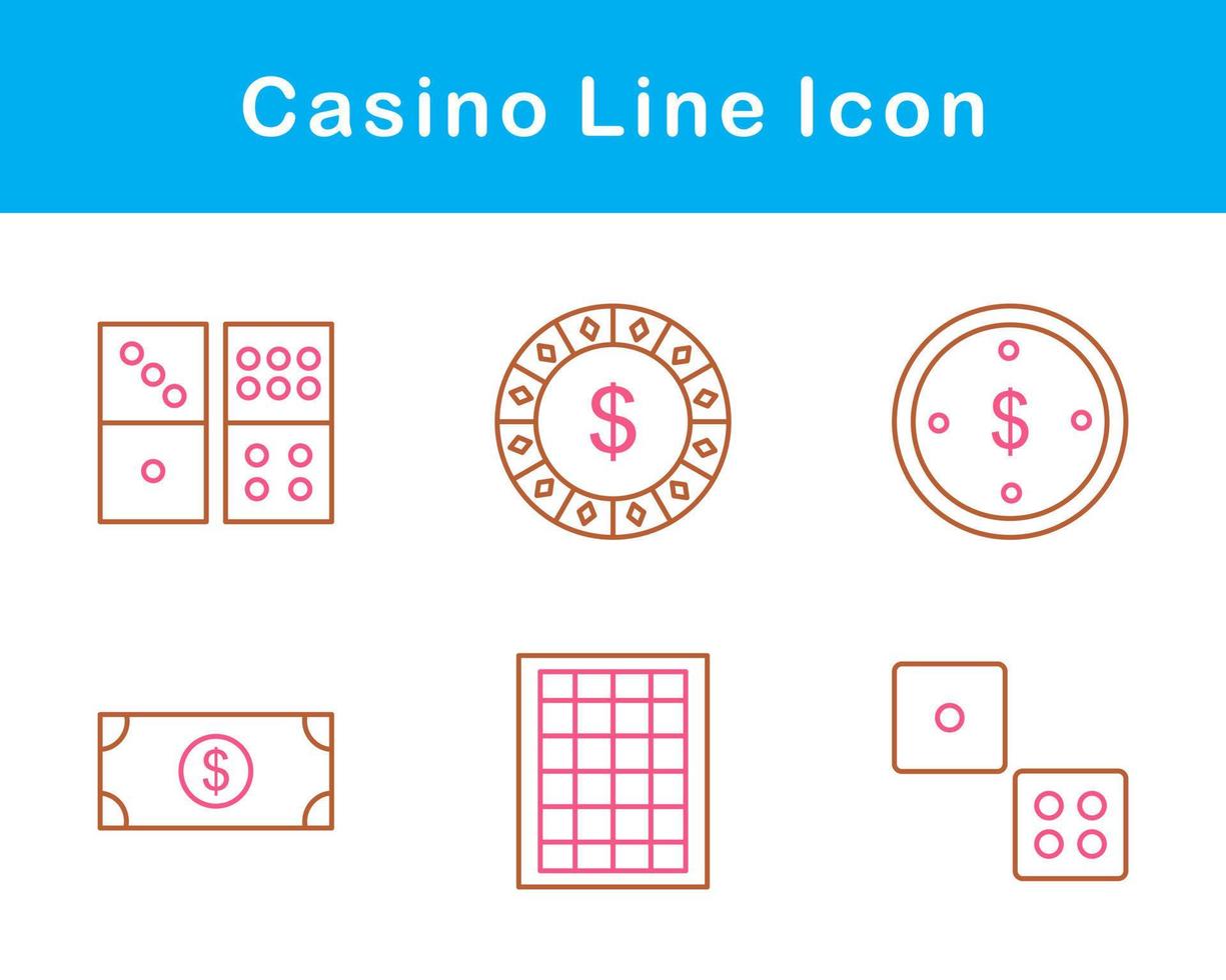 Casino Vector Icon Set