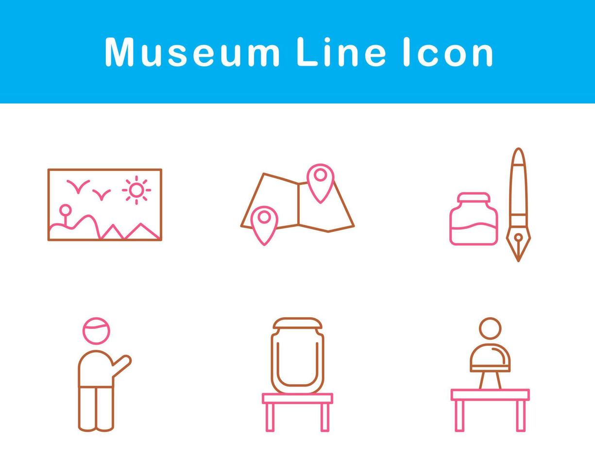 Museum Vector Icon Set