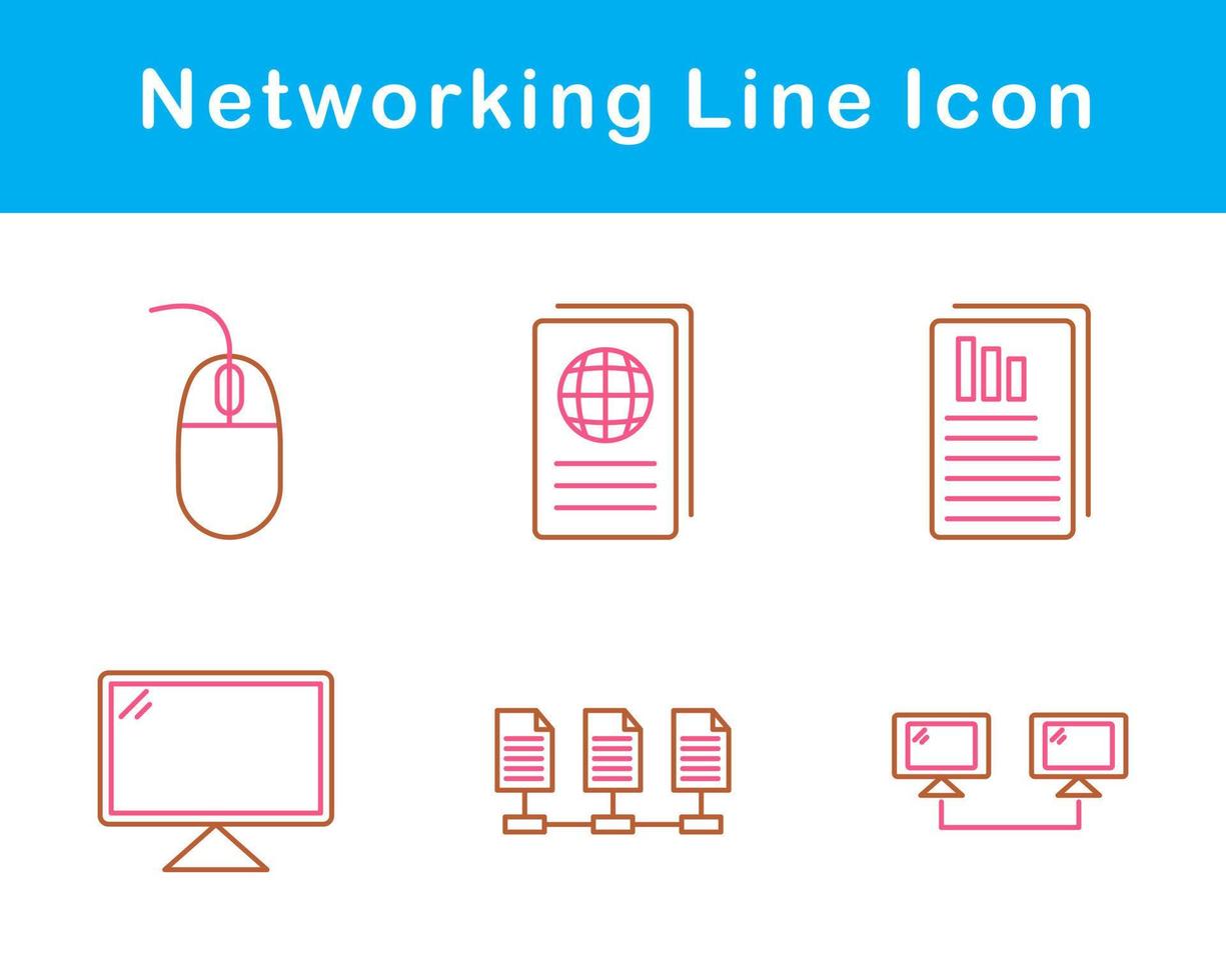 Networking Vector Icon Set