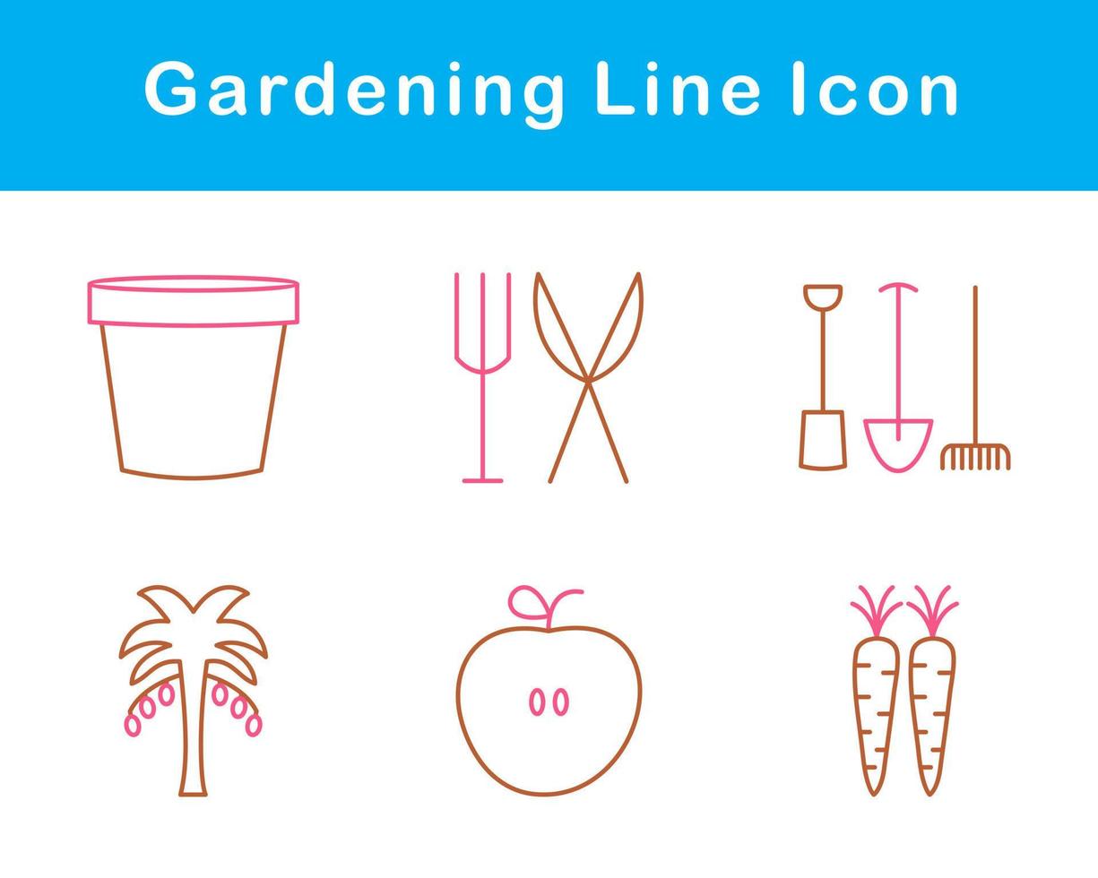 Gardening Vector Icon Set