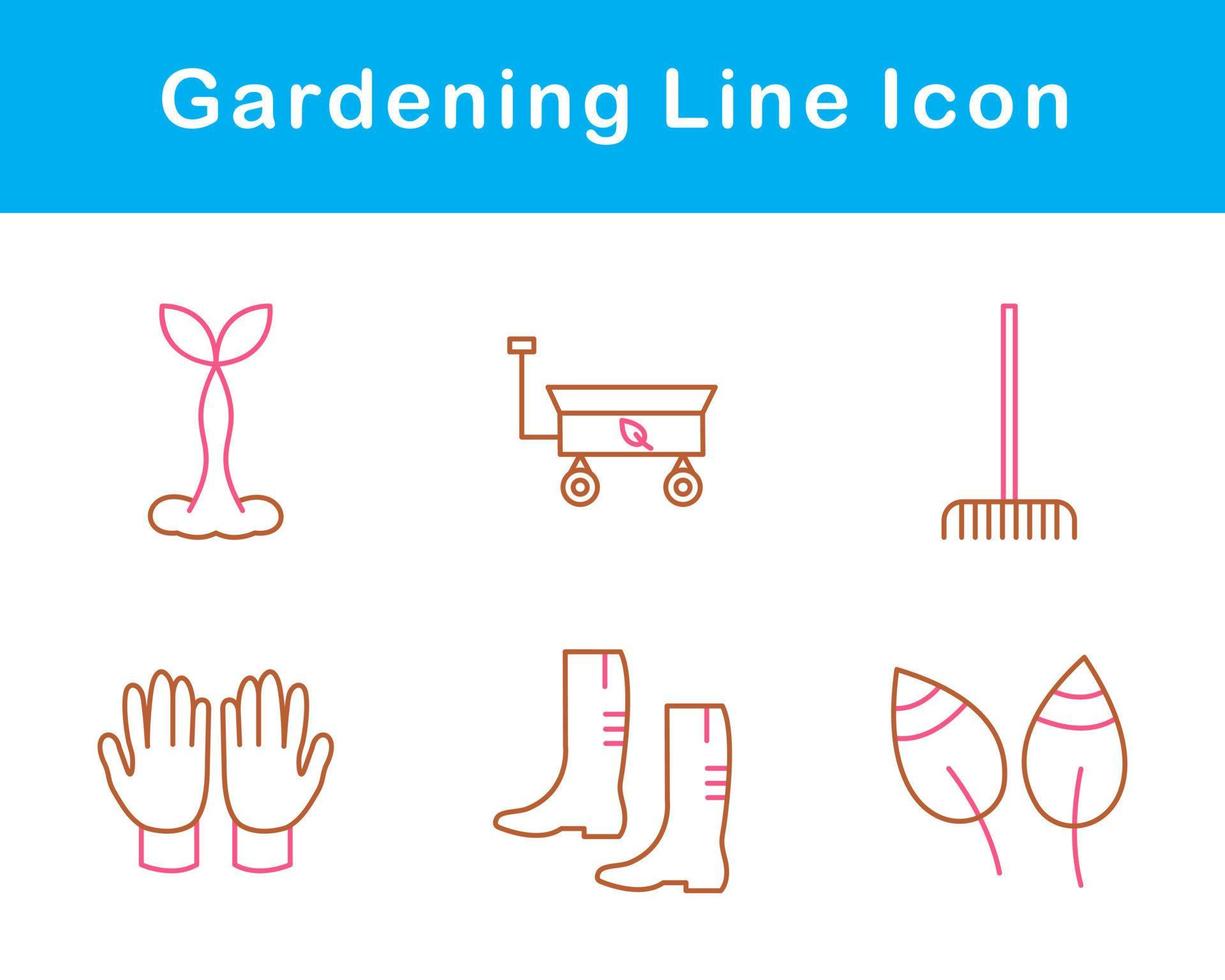 Gardening Vector Icon Set