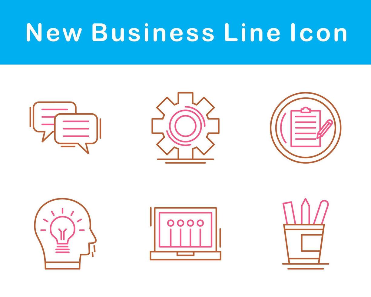 New Business Vector Icon Set