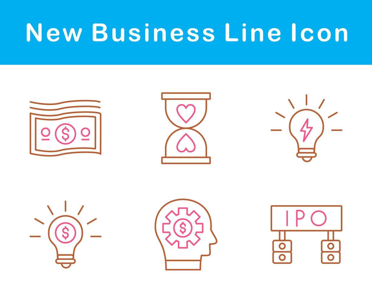 New Business Vector Icon Set