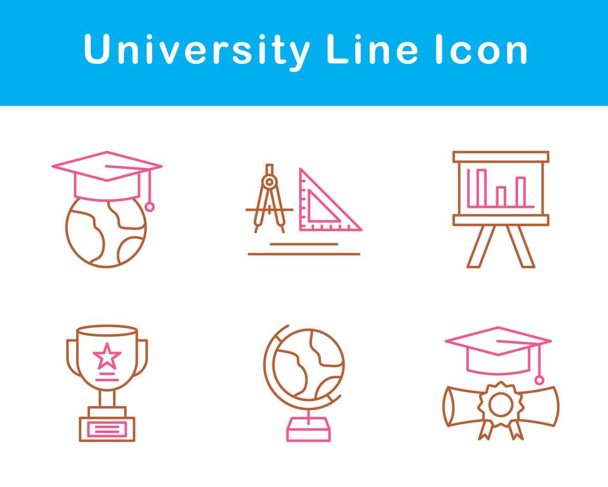 university Vector Icon Set