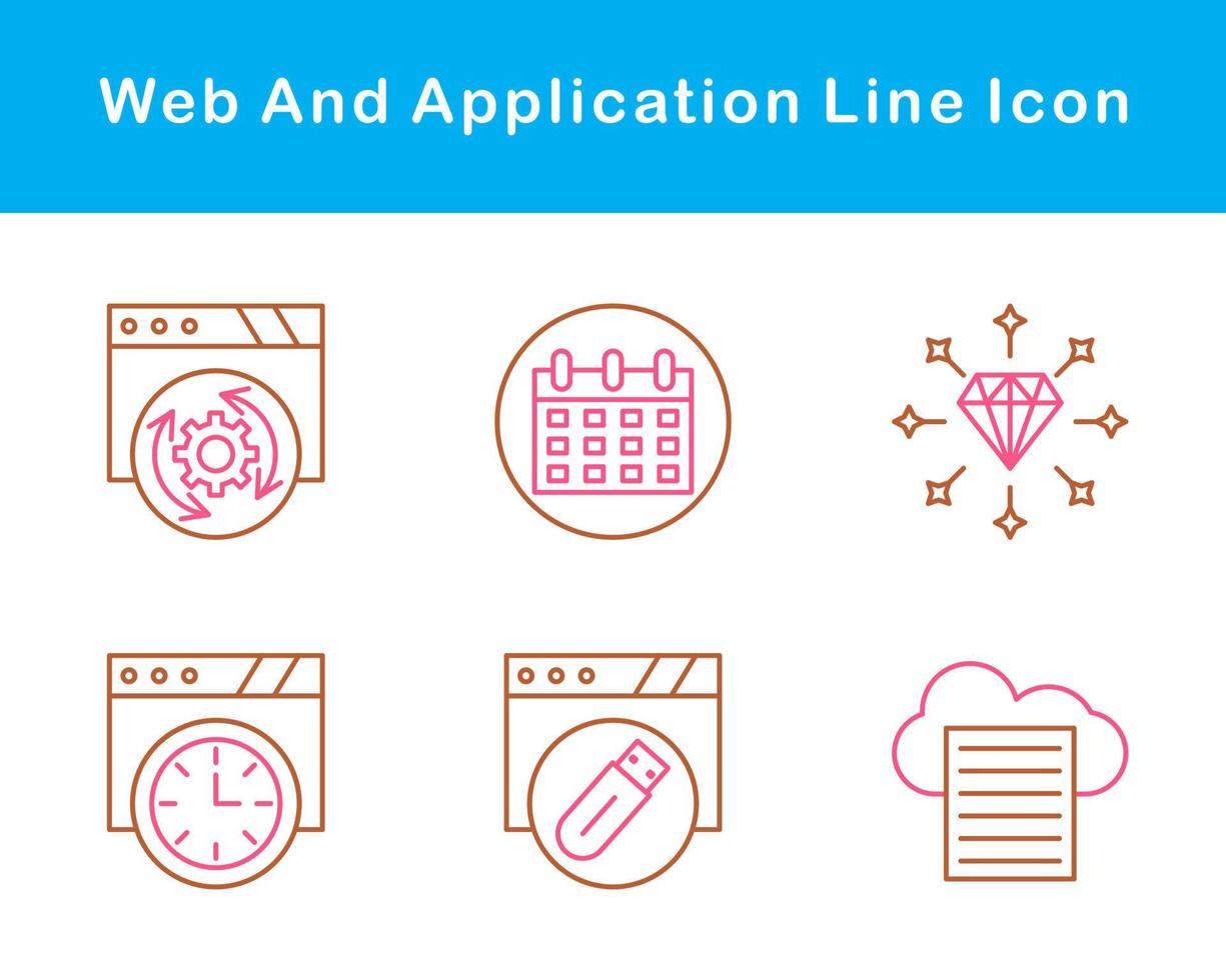 Web And Application Vector Icon Set