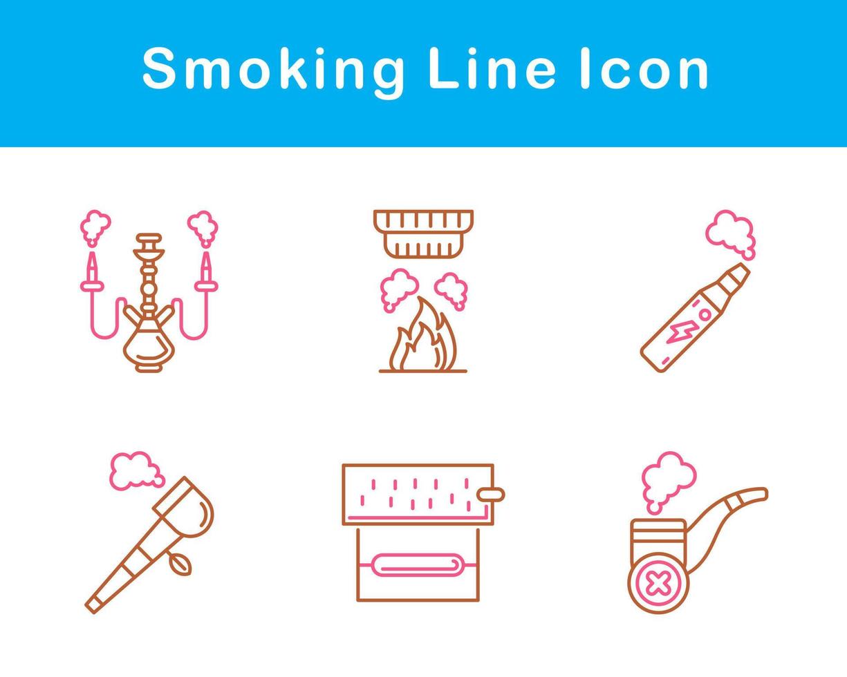 Smoking Vector Icon Set