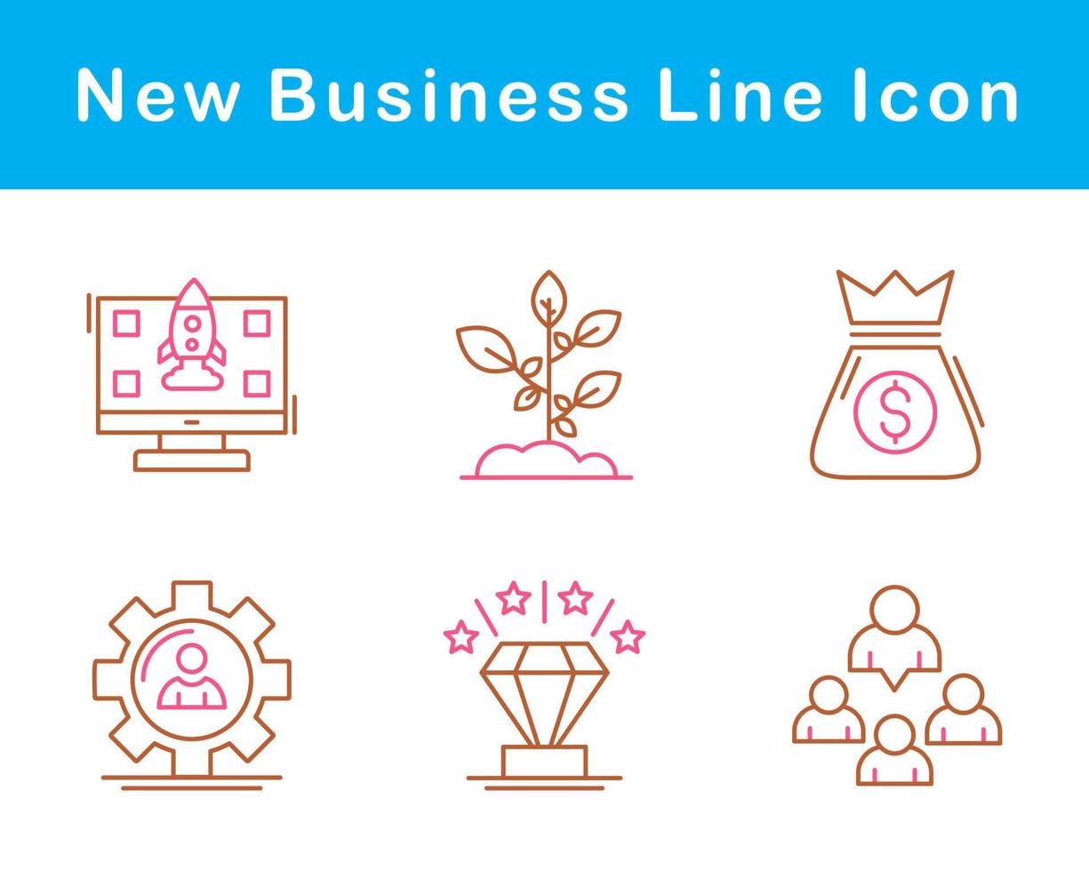 New Business Vector Icon Set