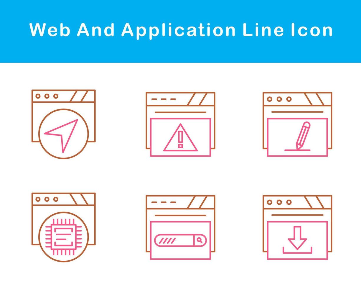 Web And Application Vector Icon Set