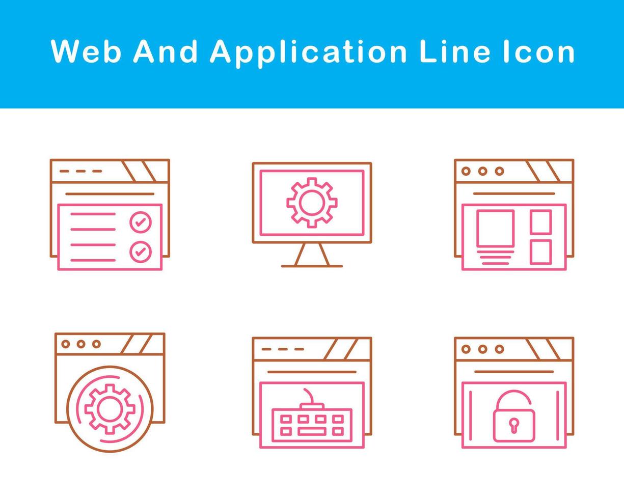 Web And Application Vector Icon Set