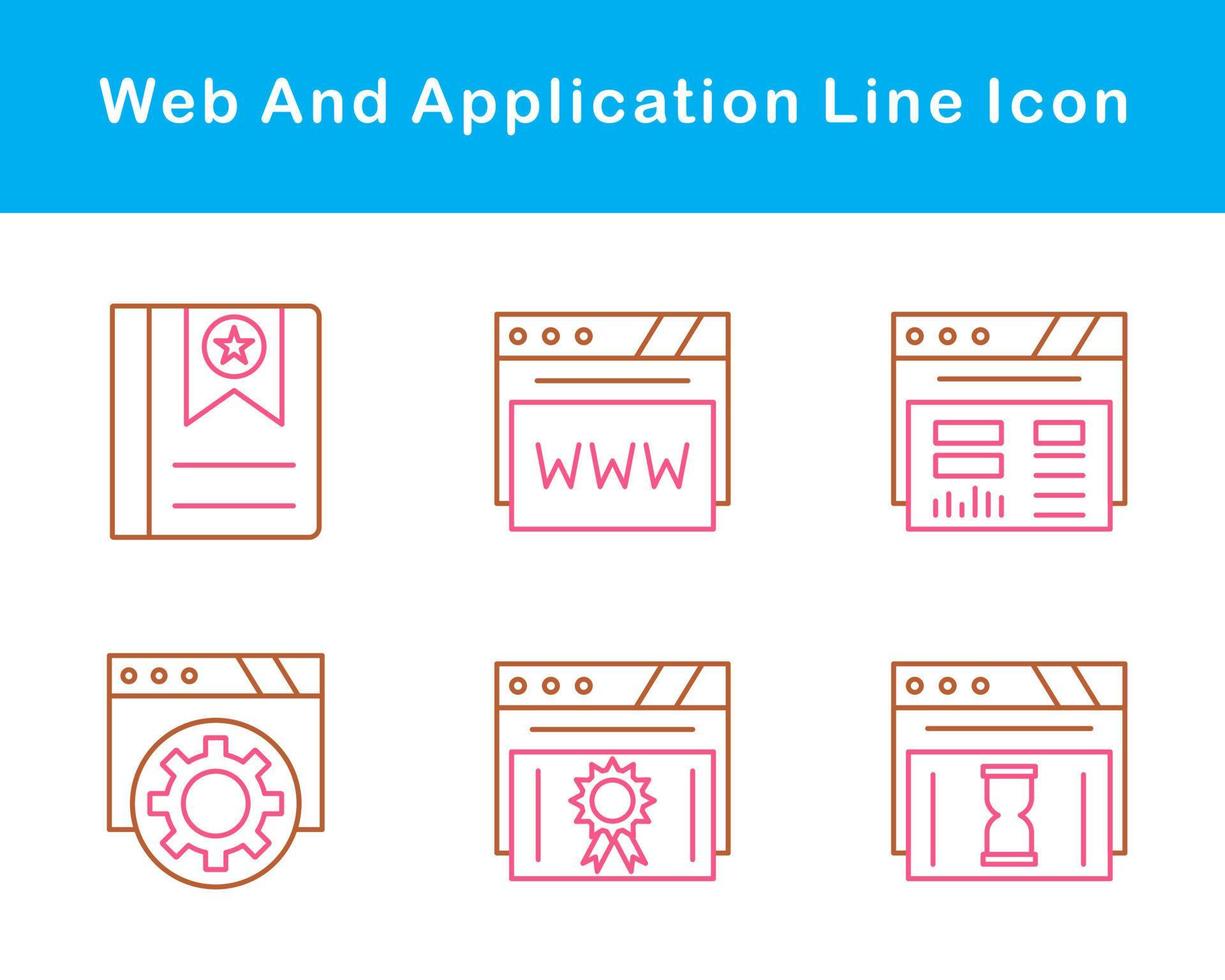 Web And Application Vector Icon Set