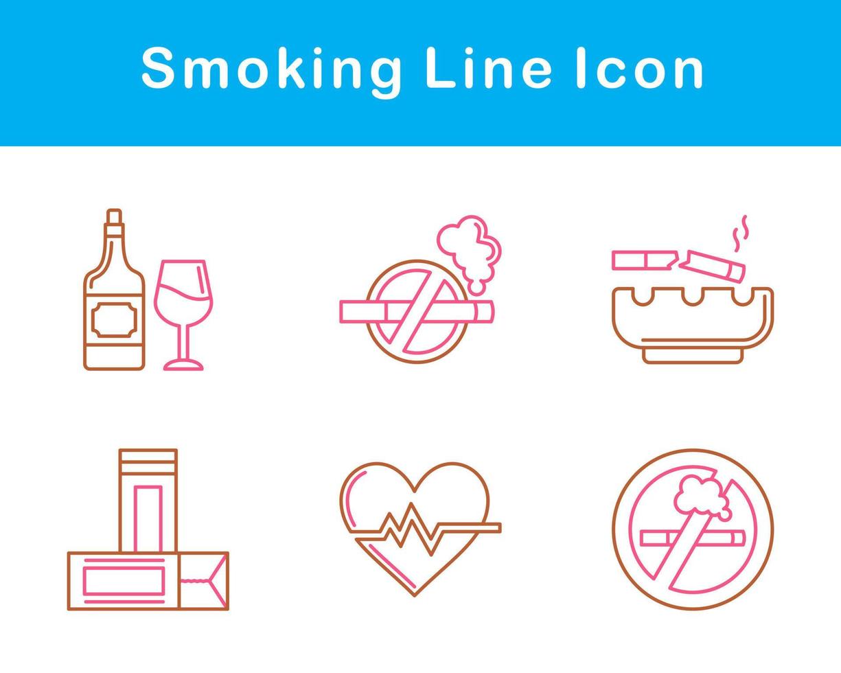 Smoking Vector Icon Set