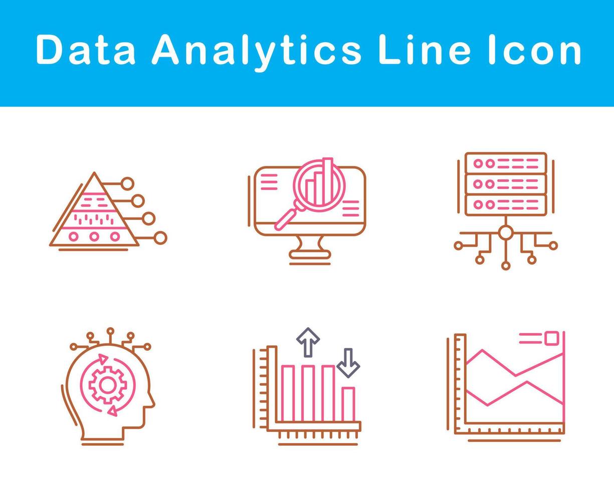 Data Analytics Vector Icon Set