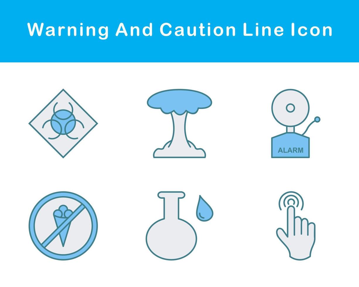 Warning And Caution Vector Icon Set
