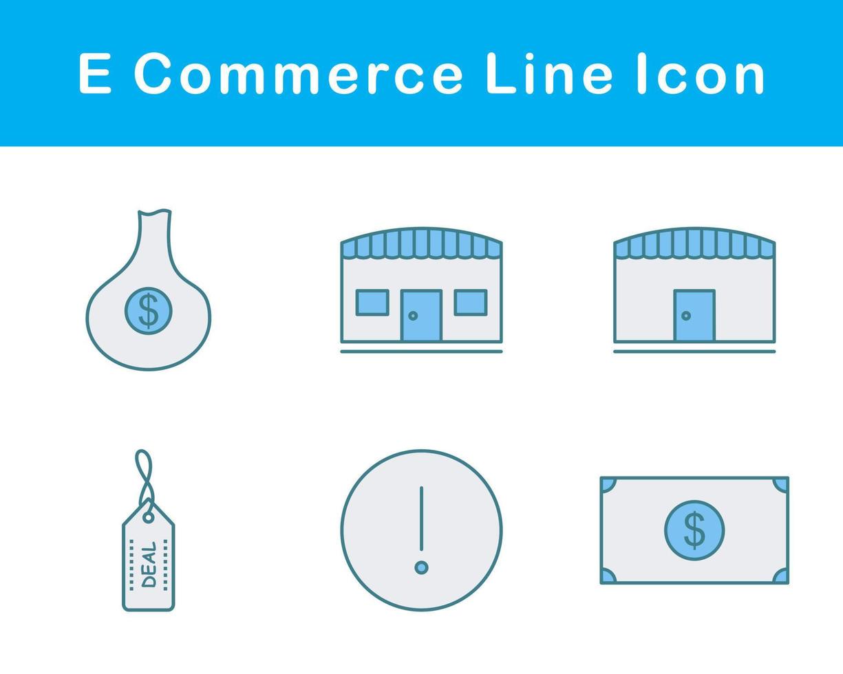 E Commerce Vector Icon Set