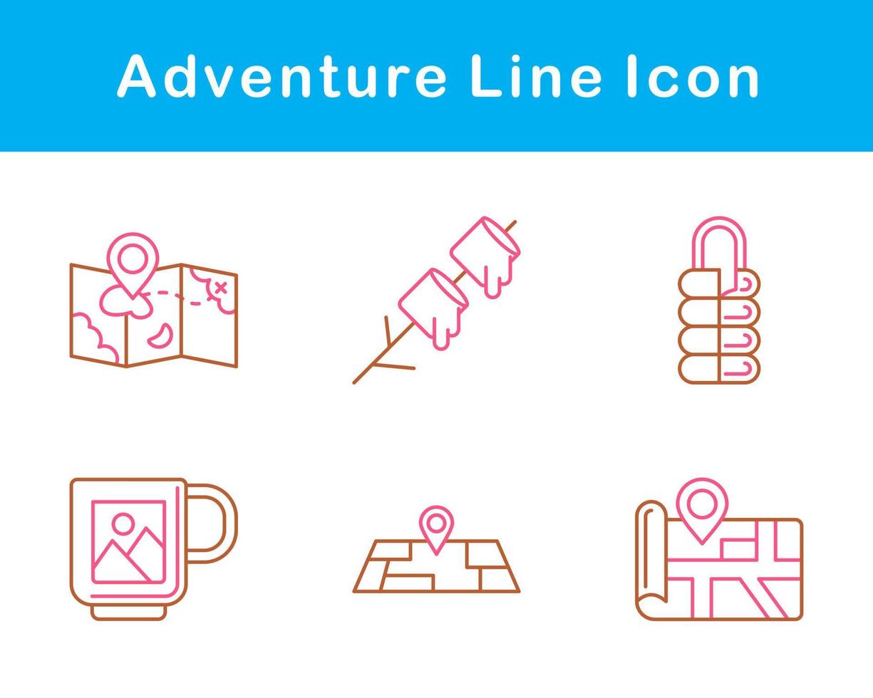 Adventure Vector Icon Set