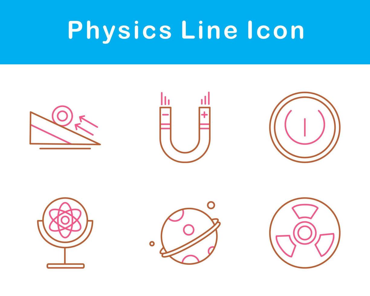 Physics Vector Icon Set