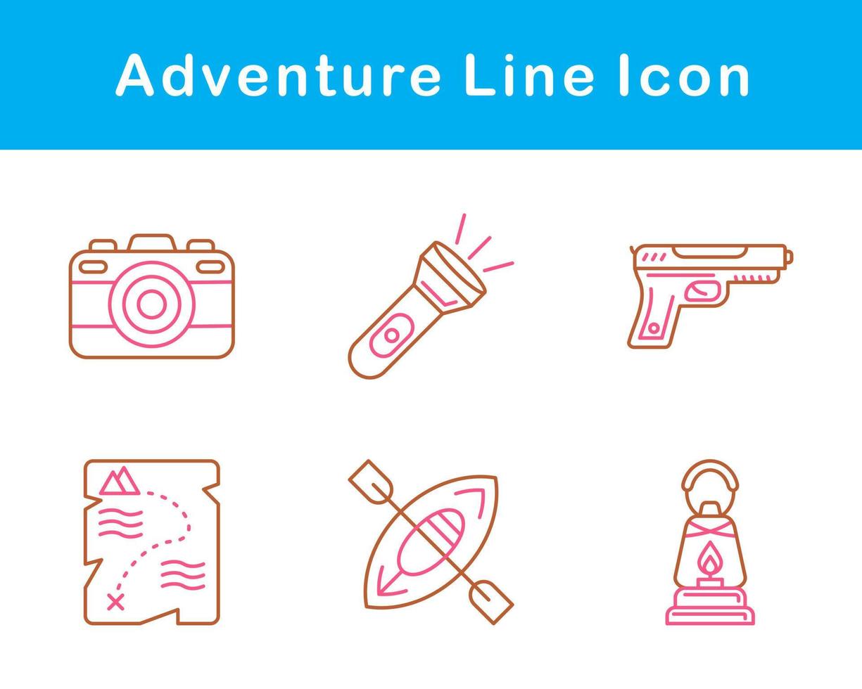 Adventure Vector Icon Set