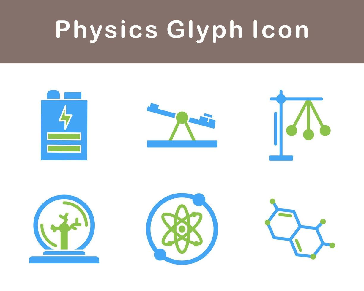 Physics Vector Icon Set