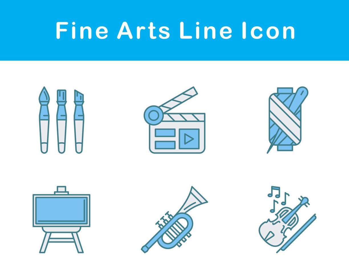 Fine Arts Vector Icon Set