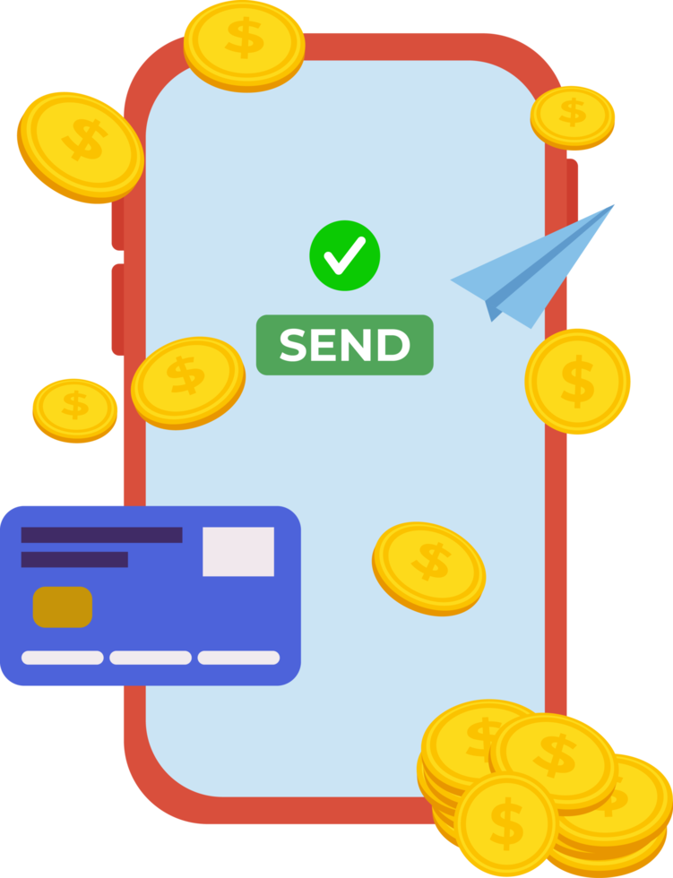 mobile payment icon. online payment icon using smartphone png