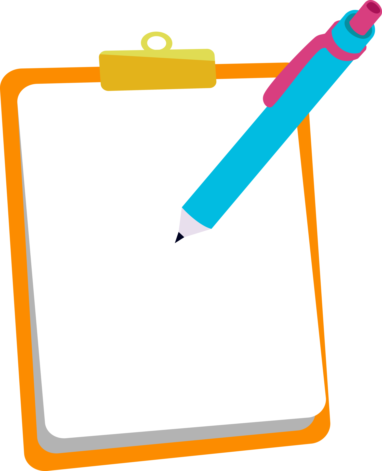 blank clipboard icon and pen. blank paper and pen icon 21459722 PNG