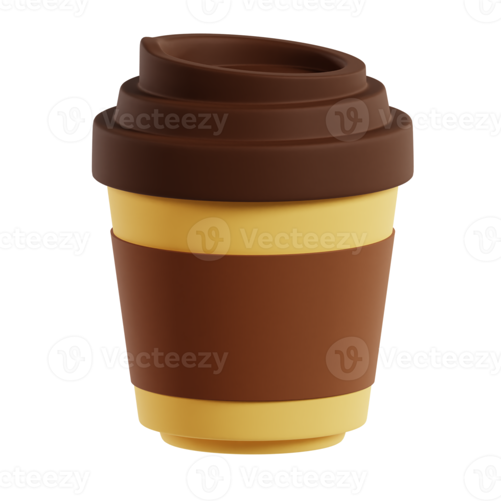 Kaffee Tasse klein 3d png