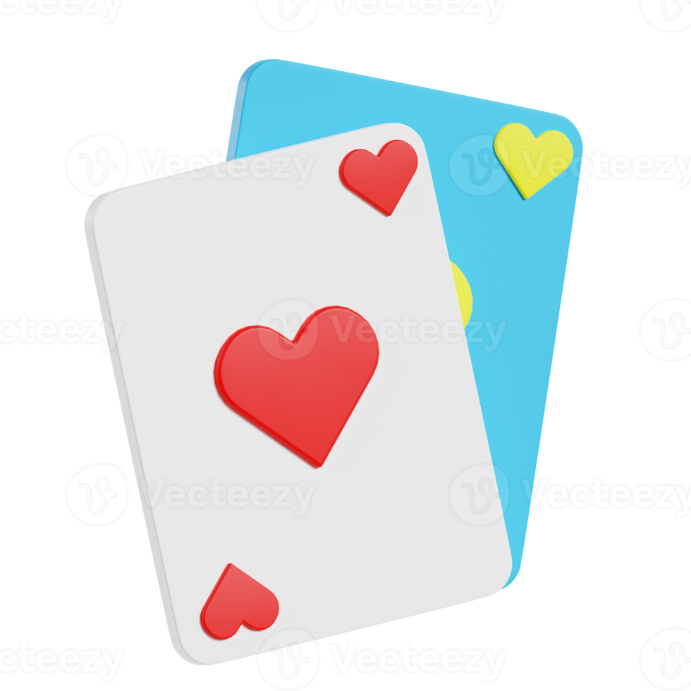 3d poker carta png