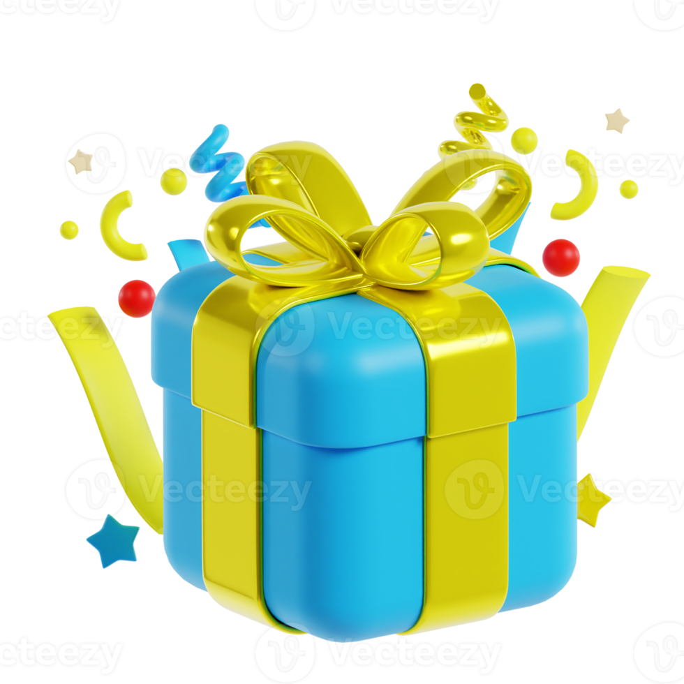 3D Birthday Gifts png
