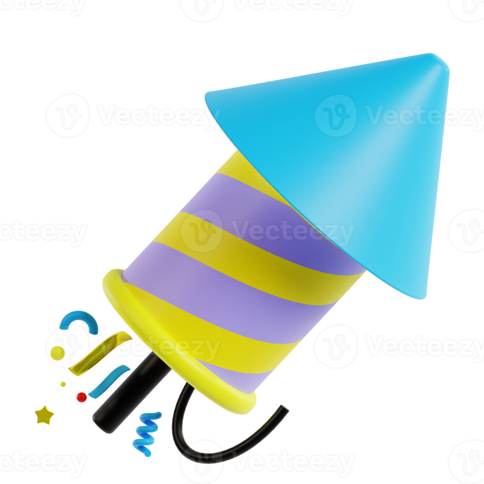 3D Firecrackers For The Party png