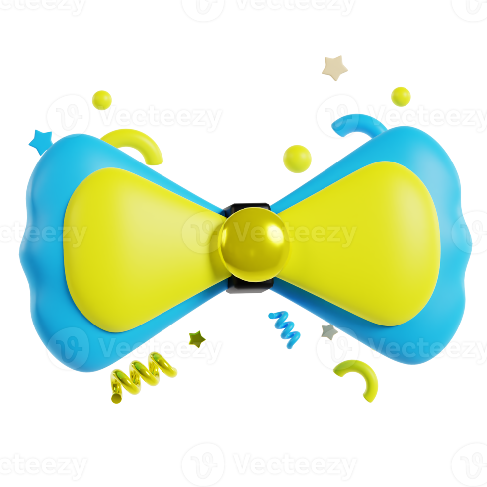 3D Bow Tie png