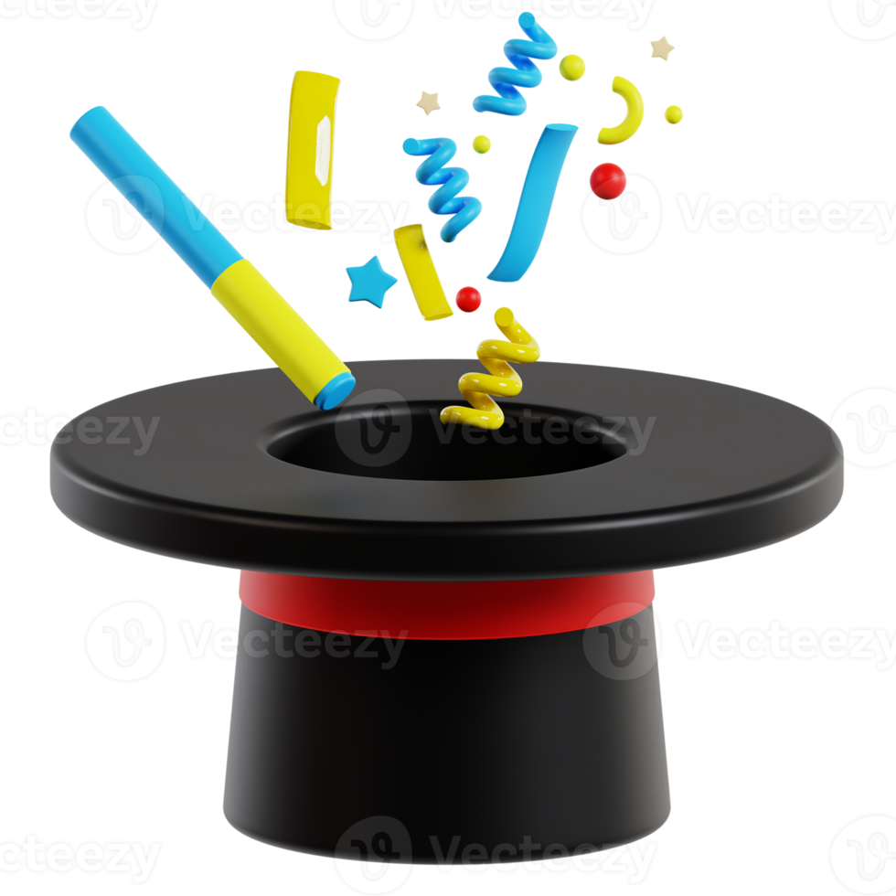 3d Magie Hut png