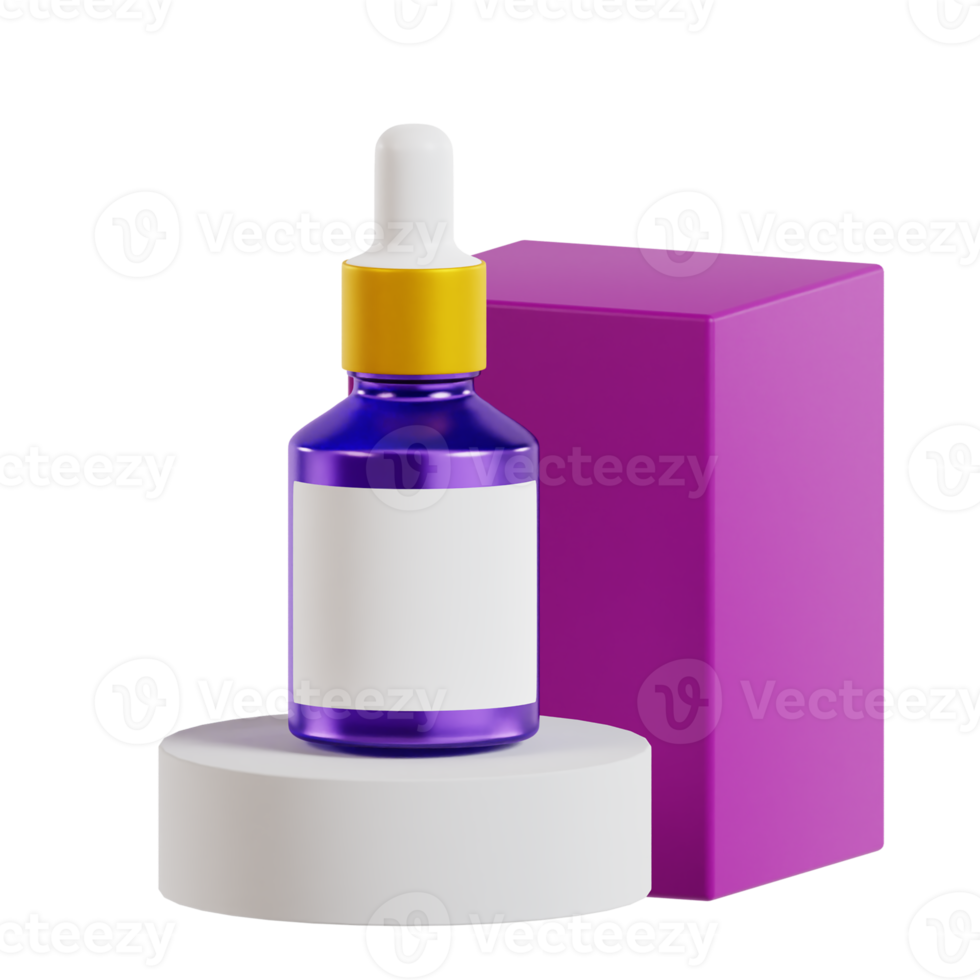 3D Skincare Serum png
