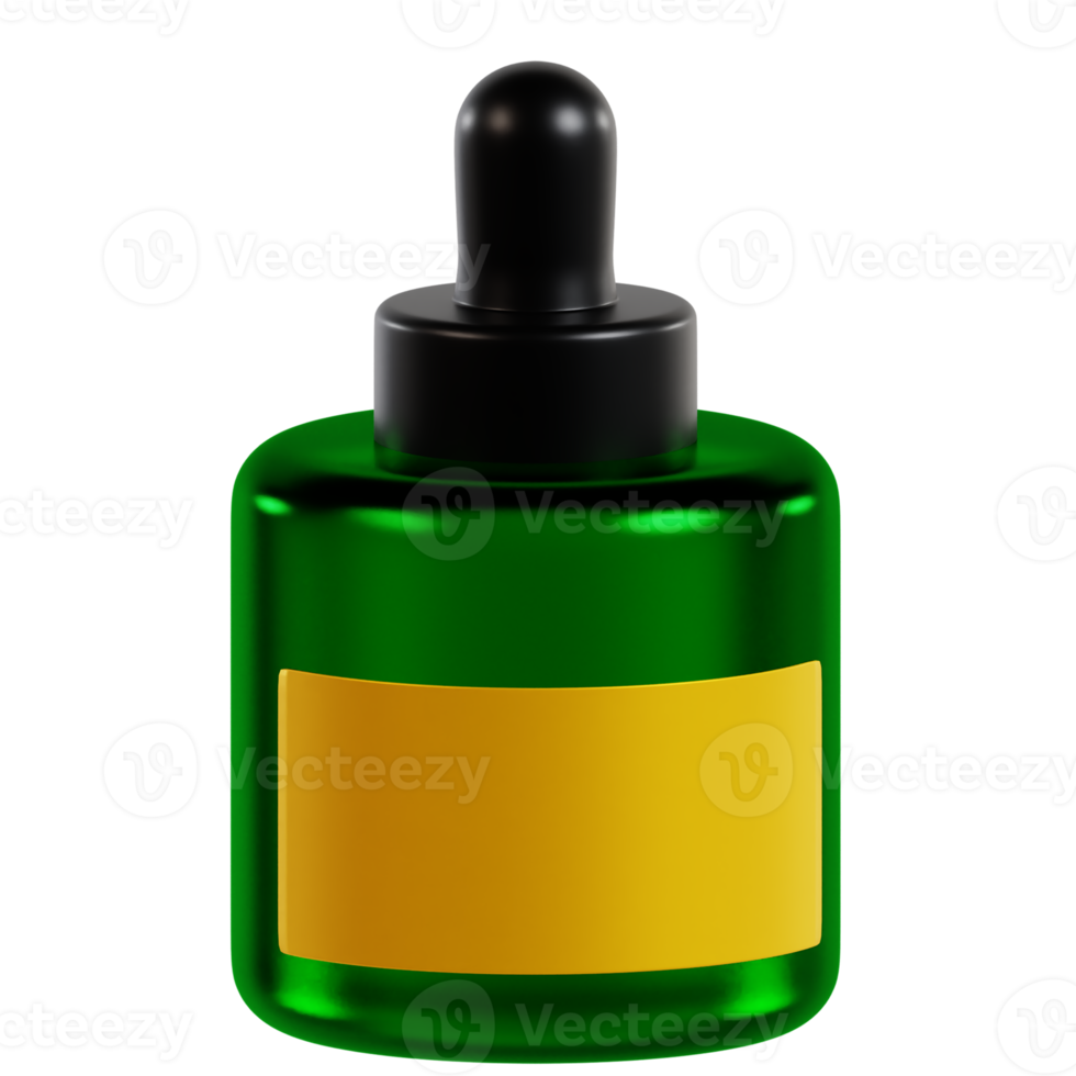 3d hudvård serum png