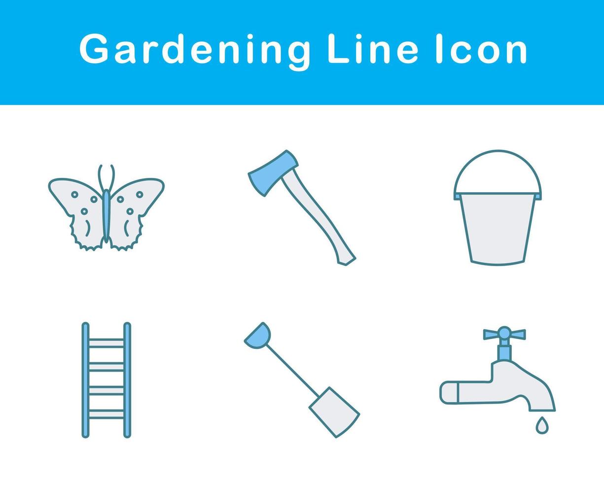 Gardening Vector Icon Set