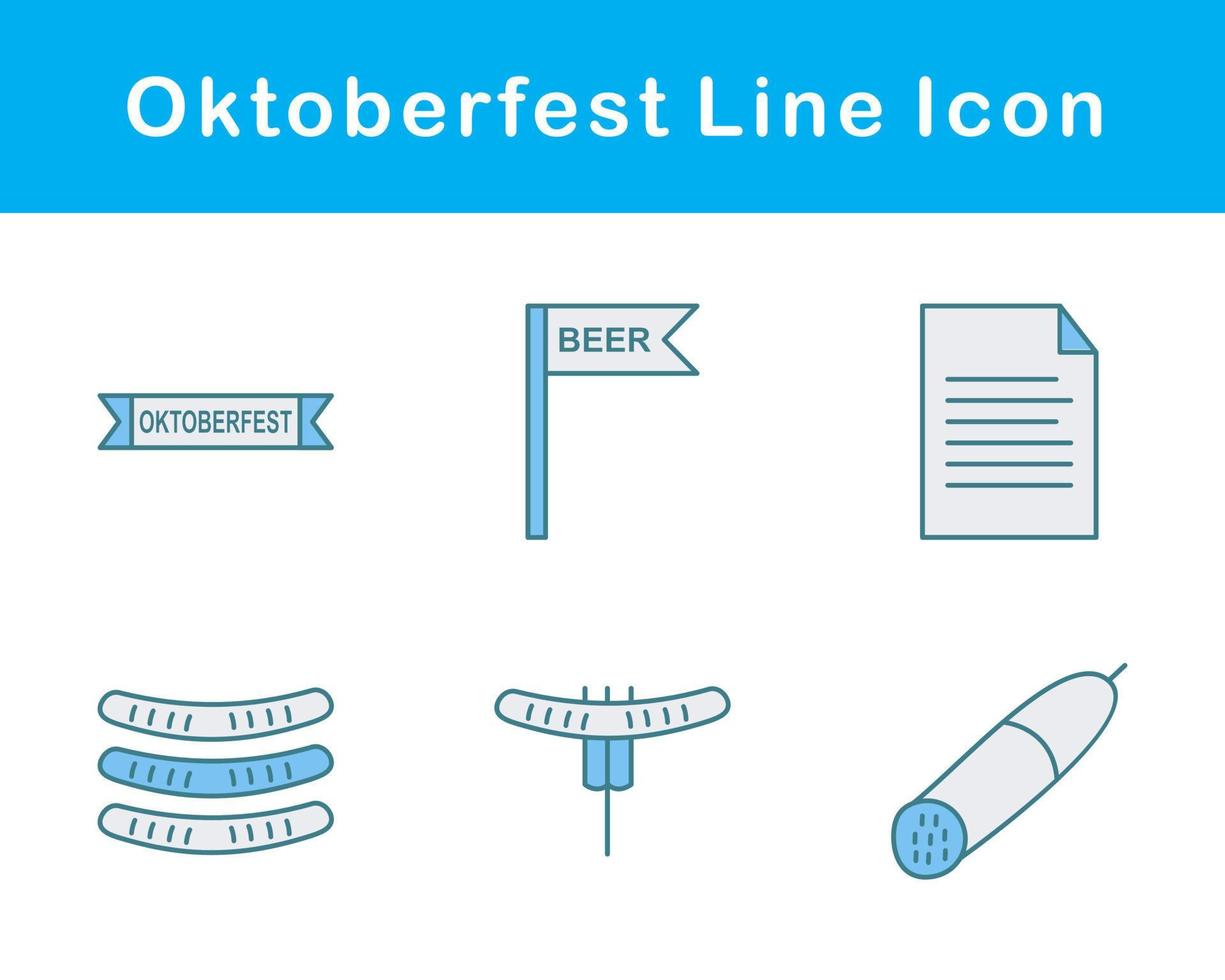 Oktoberfest Vector Icon Set