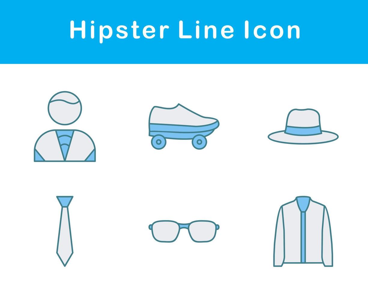 Hipster Vector Icon Set