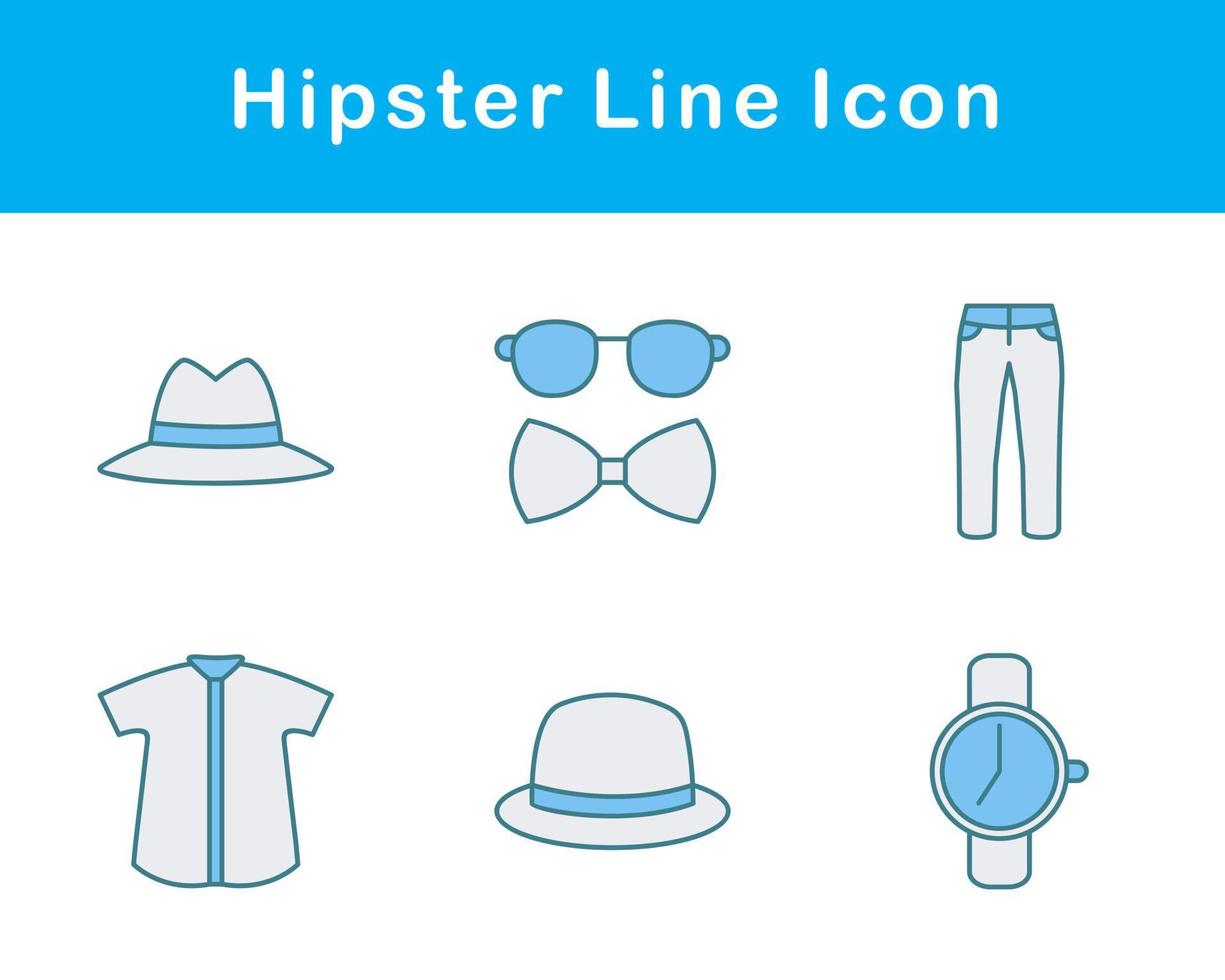 Hipster Vector Icon Set