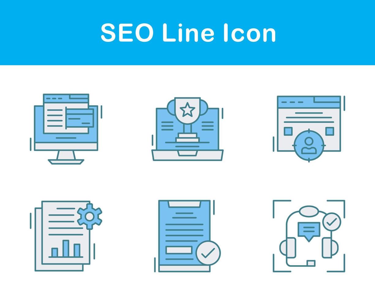 SEO Vector Icon Set