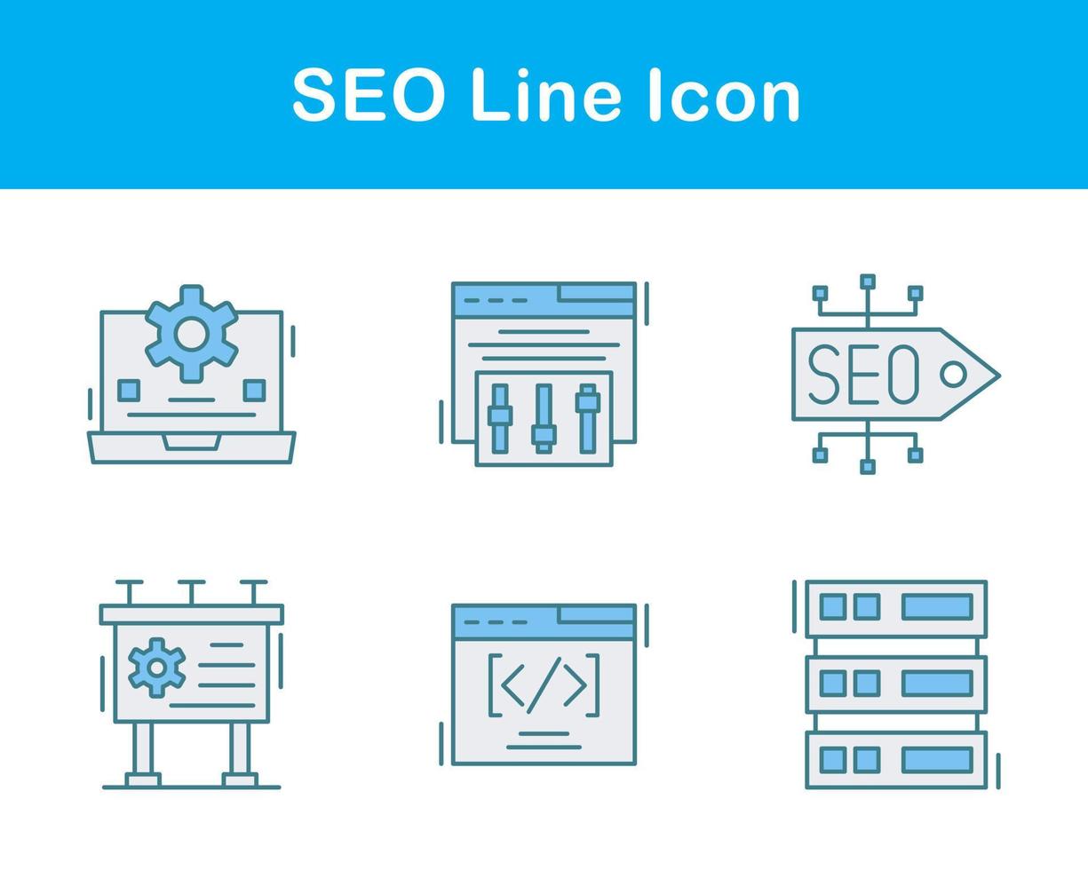 SEO Vector Icon Set