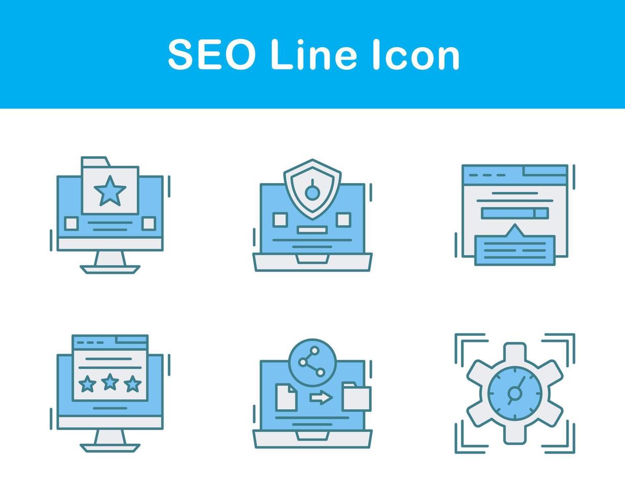 SEO Vector Icon Set